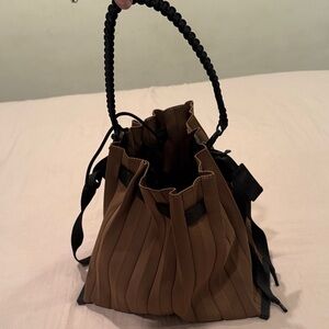 FRI•yay Tote Bag in Brown and Black